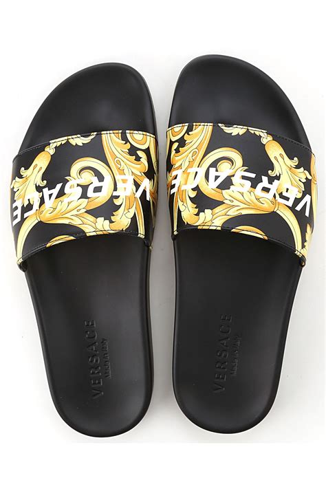 versace flip flops men|Men's Versace Shoes .